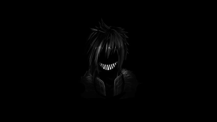 wallpaper for desktop, laptop  bf23-horror-scary-face-dark-anime