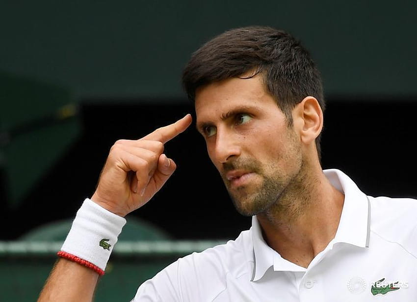 Novak Djokovic Wimbledon 2019 HD-Hintergrundbild
