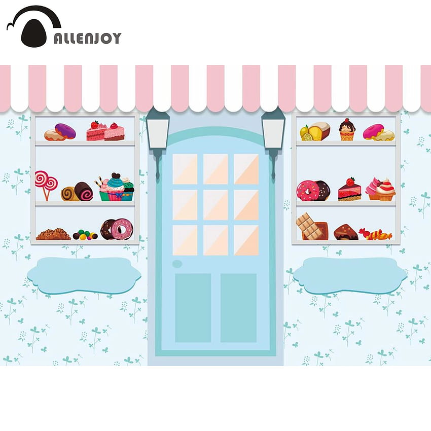 Allenjoy Candy Shop Baby Shower Ice Cream Cake Dessert Party Supplies Candy Bar Child Birtay booth zone HD phone wallpaper