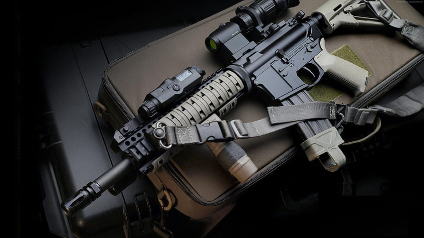 M4 Carbin, assault rifle, Military, riffle HD wallpaper