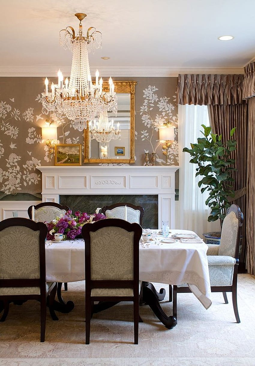 27 Splendid Decorating Ideas for the Dining Room HD phone wallpaper