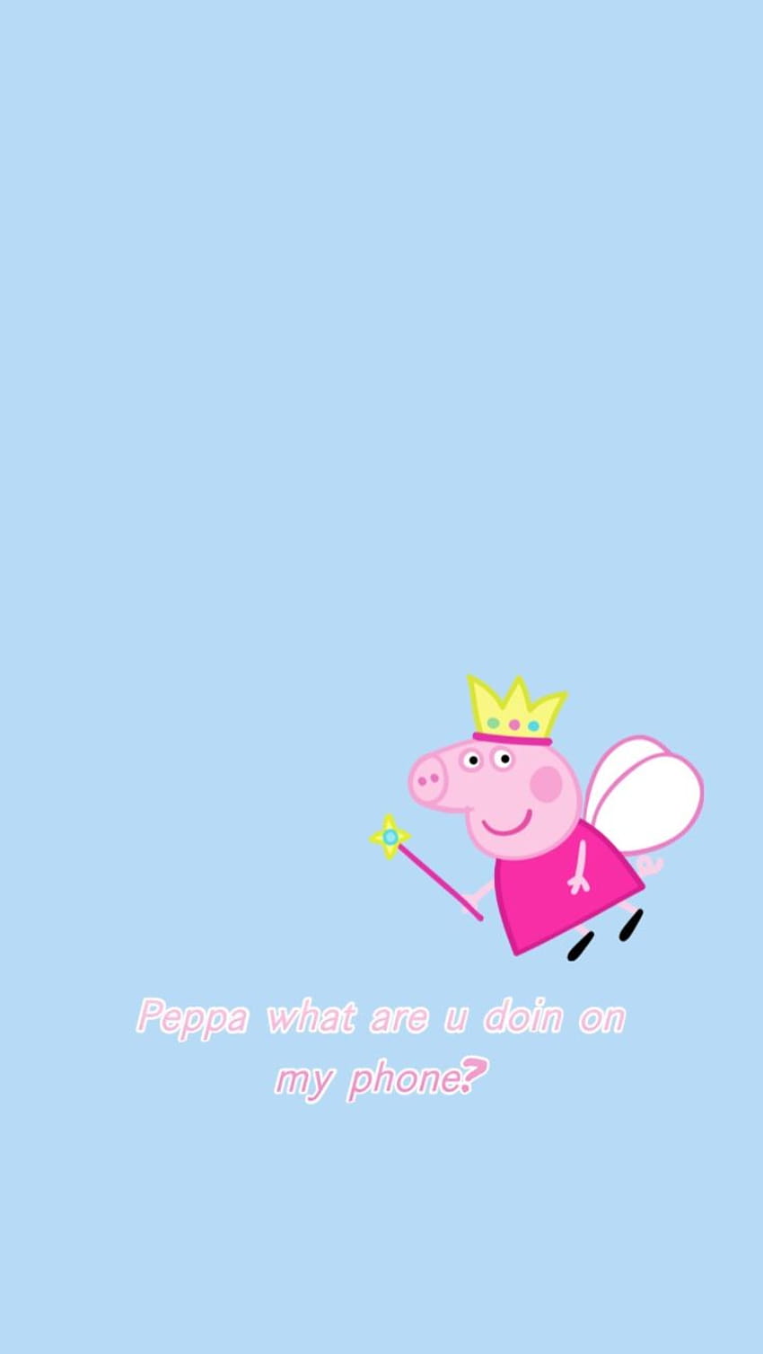 peppa what are u doin on my phone?Meme HD phone wallpaper