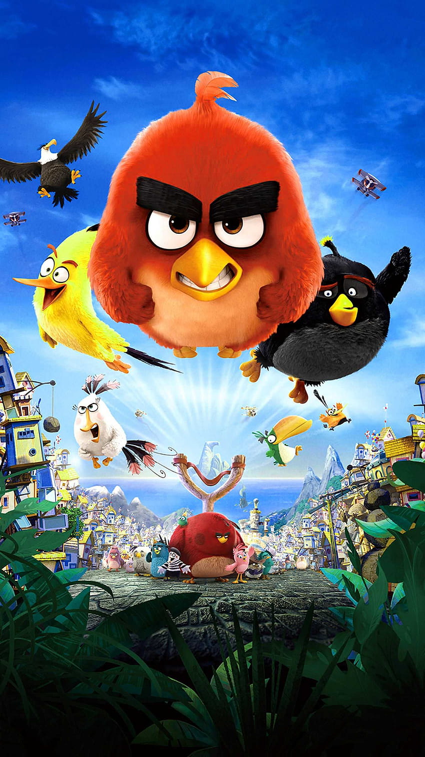 angry birds game HD phone wallpaper