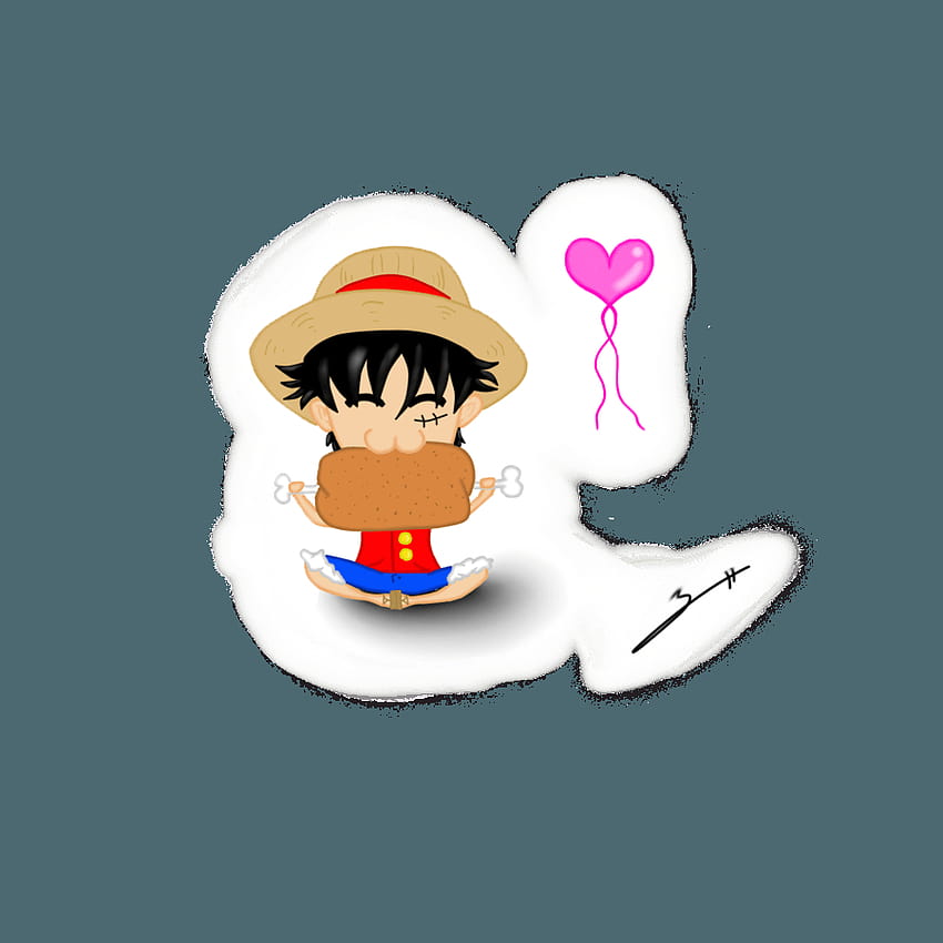 One Piece: Chibi Luffy by SonGohan10, luffy chibi HD phone wallpaper |  Pxfuel