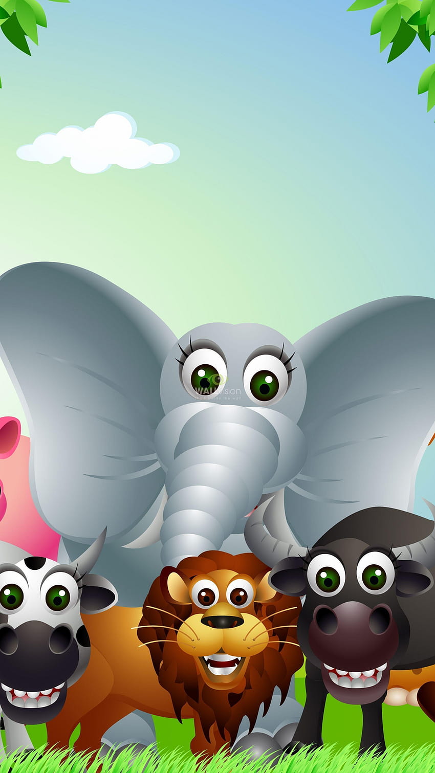 Cartoon Animals Top Cartoon Animals Backgrounds [5142x3457] for your , Mobile & Tablet, safari cartoon HD phone wallpaper