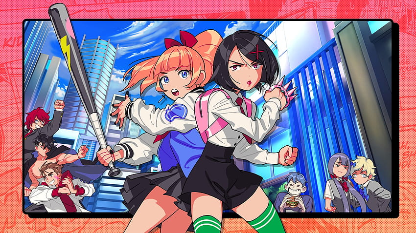 The River City Girls start kicking butt on Xbox One, Nintendo Switch, PS4 and PC, anime girl alone ps4 HD wallpaper