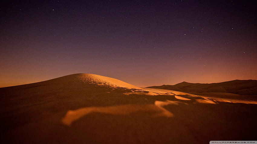 Desert, Night, Sky, Stars Ultra Backgrounds for U TV : & UltraWide ...