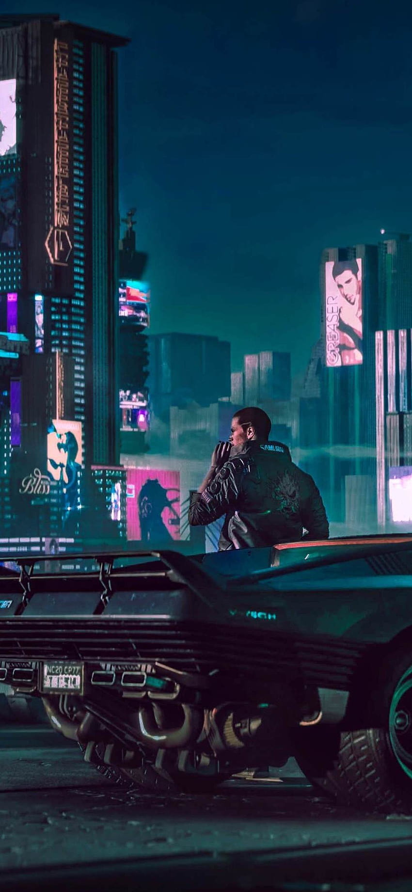 Phone Xs Max Cyberpunk 2077 Wallpaper