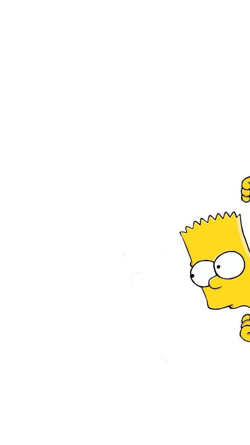 4 BAPE Bart Simpson, white cartoon HD phone wallpaper