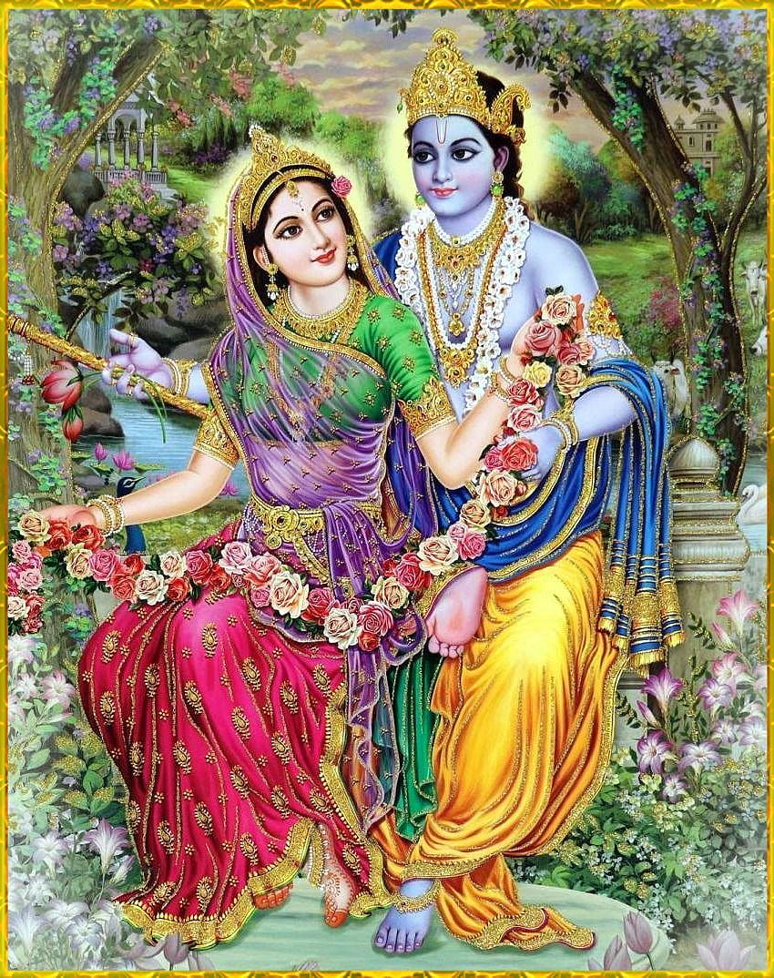 Lord Radha Krishna Love, kanha mobile HD phone wallpaper