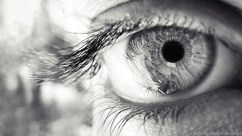 1920x1080 Eye, Eyelashes, Pupil, Black And ... Backgrounds HD wallpaper