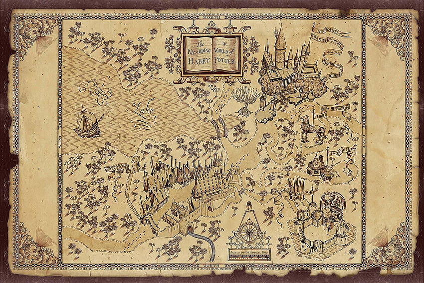 Harry Potter Harry Potter Map Hufflepuff Hogwarts MapHarry, marauders HD wallpaper