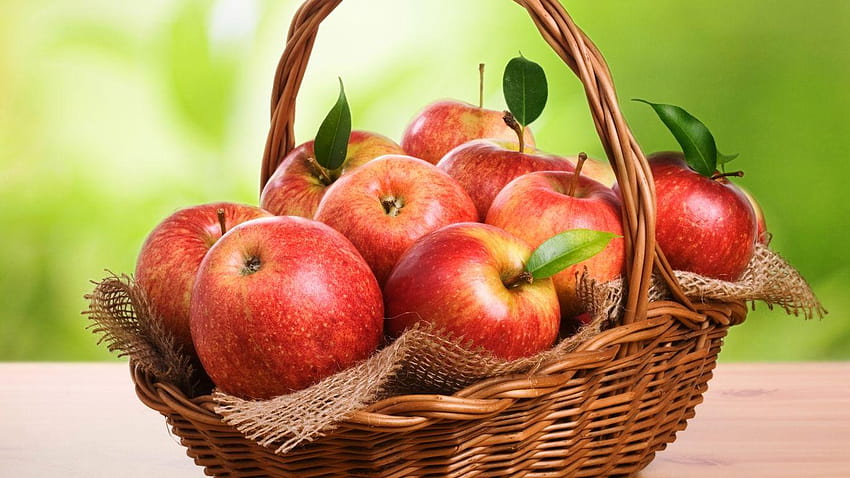 Zjedz jabłko dziennie i bądź zdrowy, dzień jabłka Tapeta HD