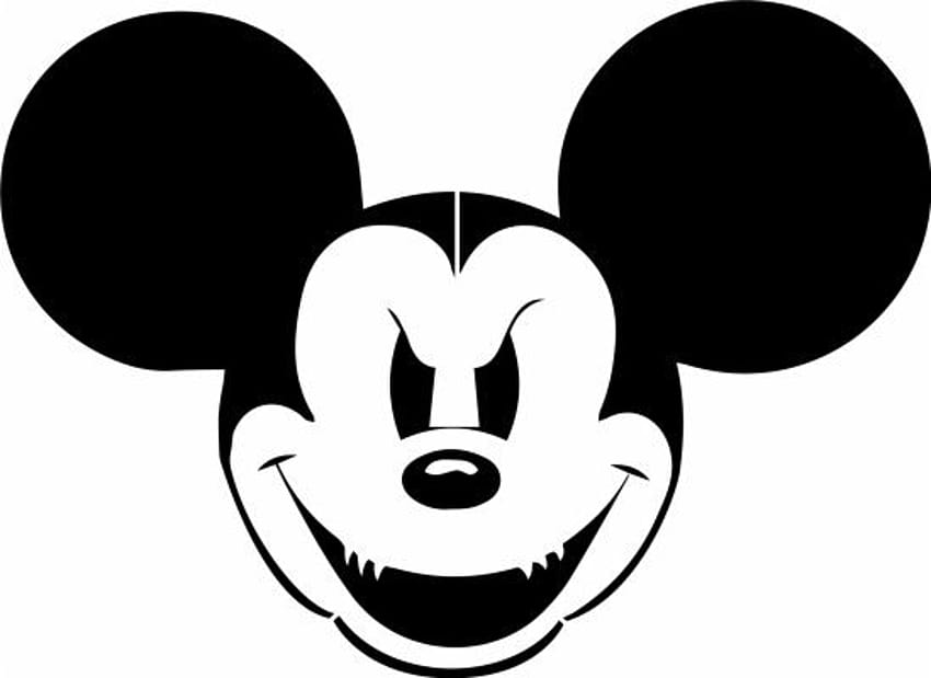 Evil Mickey Mouse Head, bad mickey mouse HD wallpaper