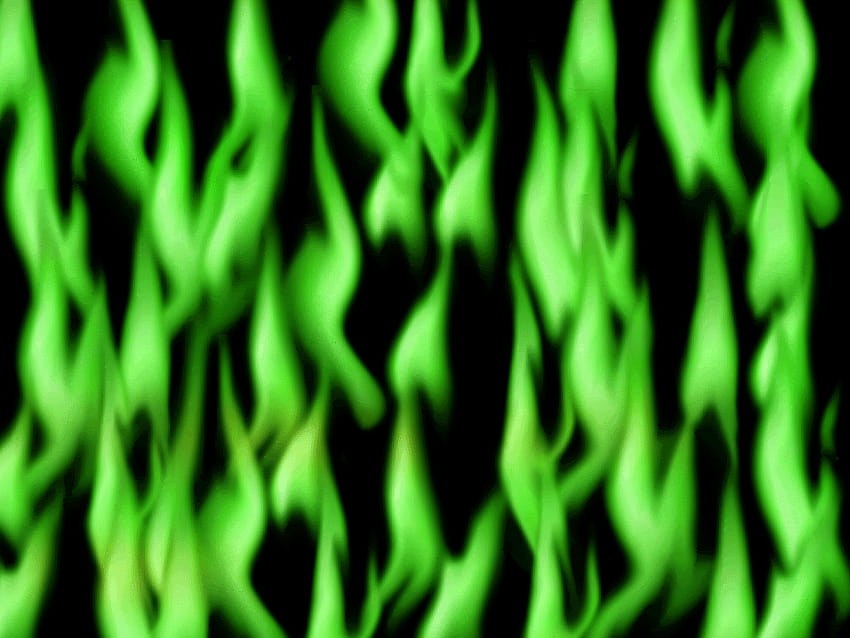 불꽃 배경 녹색 불꽃 배경 GreenFlamegif [1024x768], 모바일 및 태블릿용 HD 월페이퍼