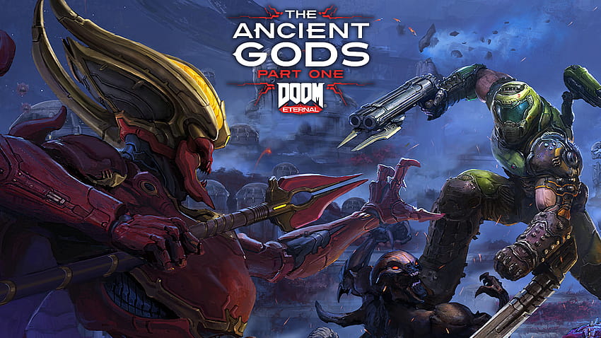 ¡THE ANCIENT GODS: PART 1, la nueva expansión de campaña de Doom Eternal se mostrará el 27 de agosto! : Fatalidad, fatalidad eterna los dioses antiguos fondo de pantalla