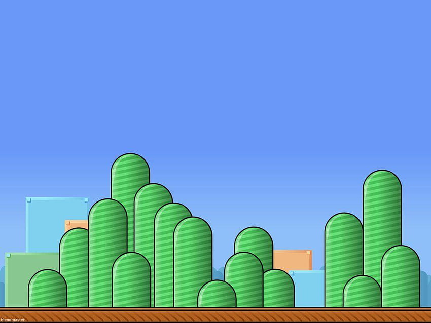 Idyllic Mario by blendmaster, mario background HD wallpaper