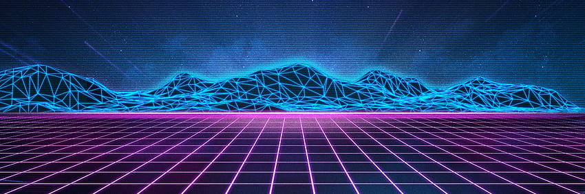 Dual Monitor Vaporwave posted by Zoey Simpson, retro dual monitor HD wallpaper