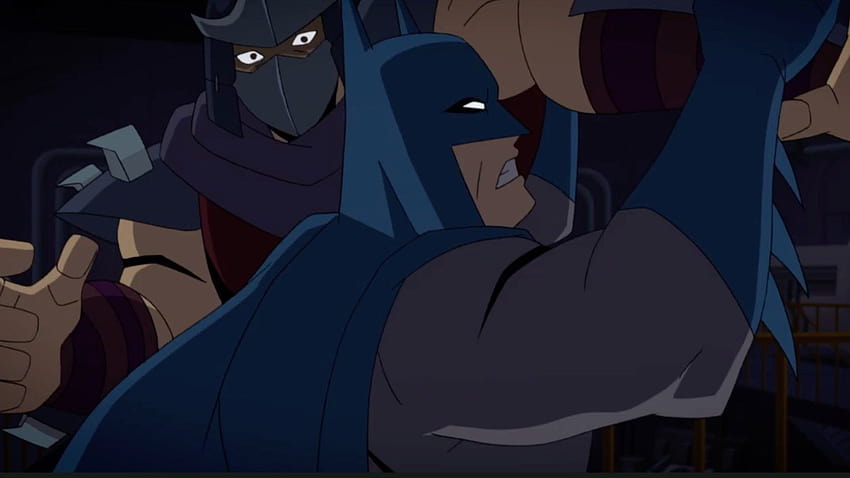 DC 初のバットマン VS でバットマンがシュレッダーと戦う。 TEENAGE MUTANT NINJA TURTLES 予告編、バットマン vs tmnt 高画質の壁紙