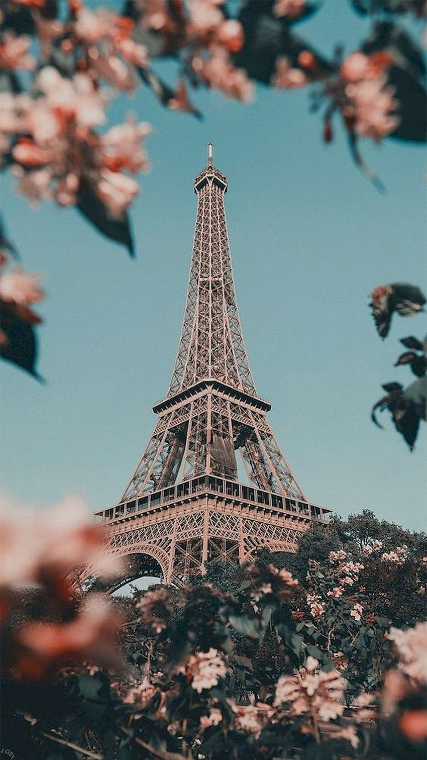 Aesthetic Eiffel Tower หอไอเฟล วอลล์เปเปอร์โทรศัพท์ HD