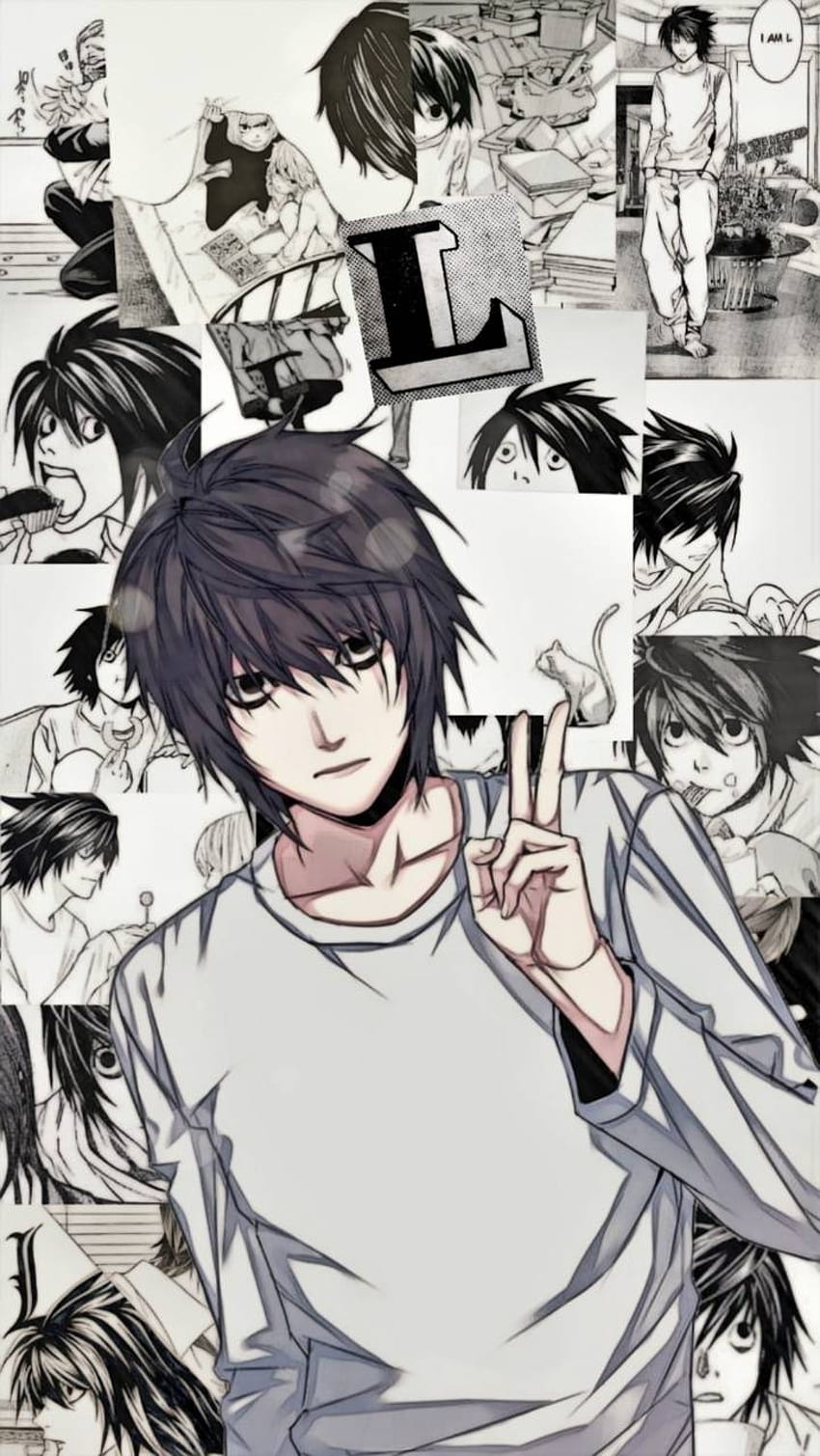 Ryuzaki wallpaper (Lock screen) edit.