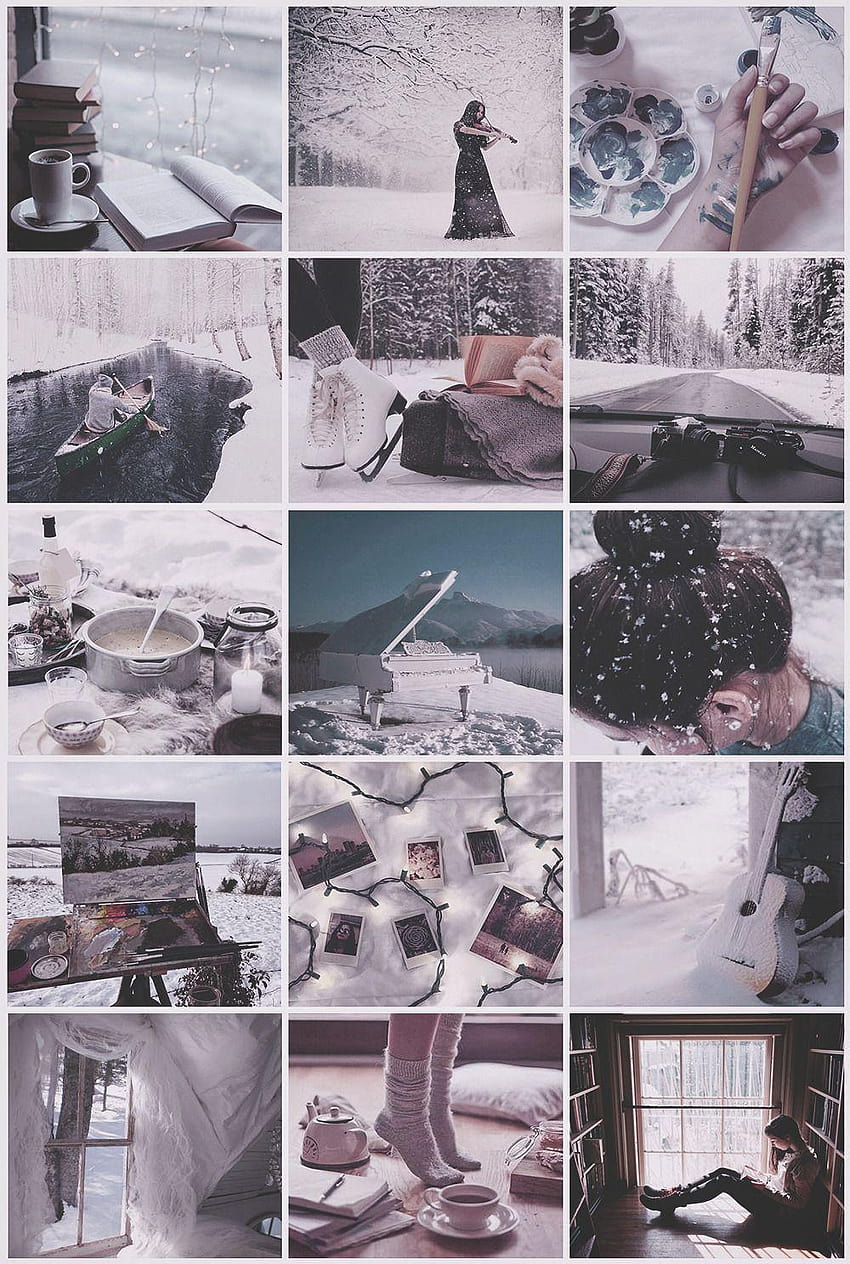 Aestheticschaos: “Artists in Winter aesthetic ”, winter aesthetic phone ...
