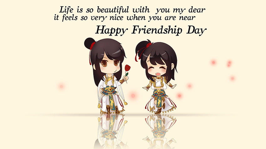 Best Friends Friendship Quotes Anime, best friends day HD wallpaper | Pxfuel