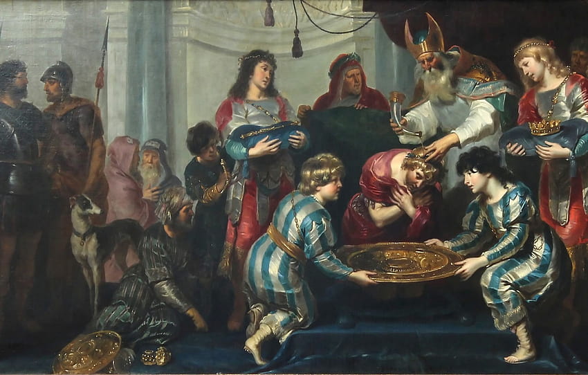 ประเภท, Cornelis de Vos, พิธีบรมราชาภิเษกของโซโลมอน, ส่วน живопись, กษัตริย์โซโลมอน วอลล์เปเปอร์ HD