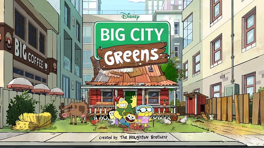 格林一家进城趣, big city greens HD wallpaper