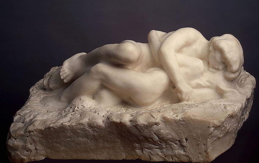 Cupid And Psyche 1905, auguste rodin HD wallpaper