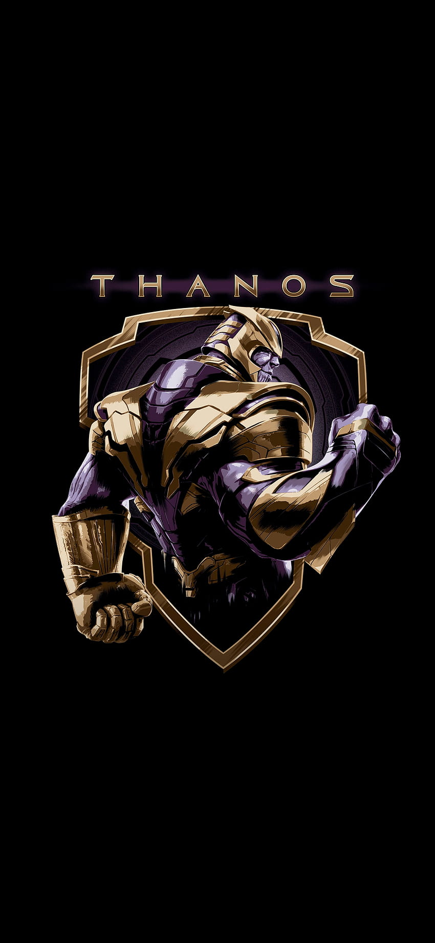 Thanos Face Logo