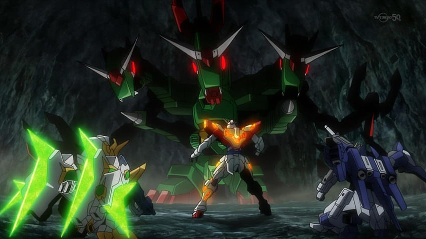 Gundam Build Fighters Try Episode 18 “Snibal, l drago HD wallpaper
