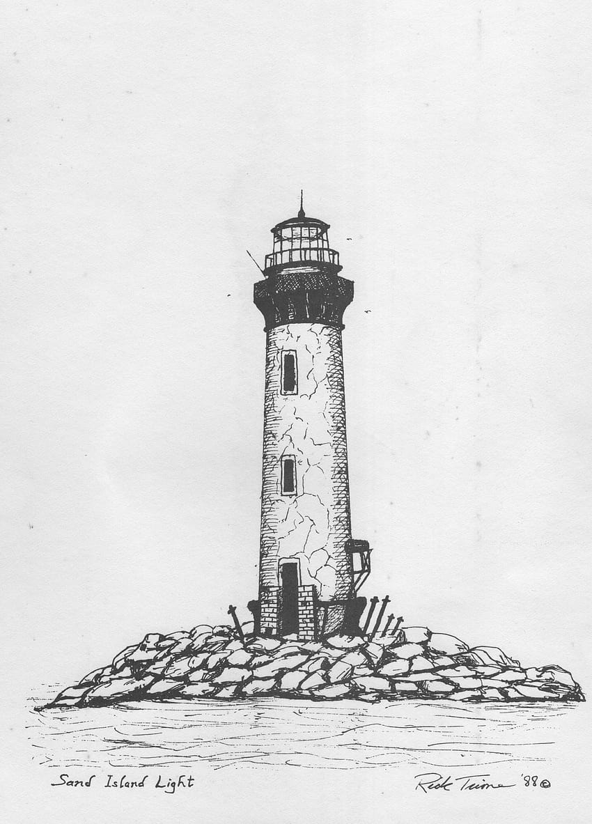 Lighthouse  pencil drawing pencildrawing pencil drawing for beginners   Landscape pencil drawings Landscape drawings Lighthouse drawing