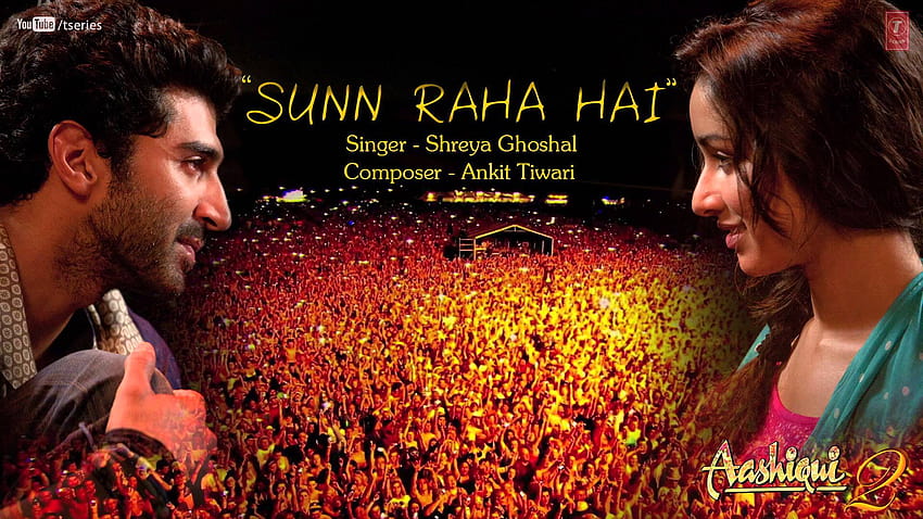 Sunn Raha Hai Na Tu Shreya Ghoshal Tarafından Tam Şarkı Aashiqui 2 HD duvar kağıdı