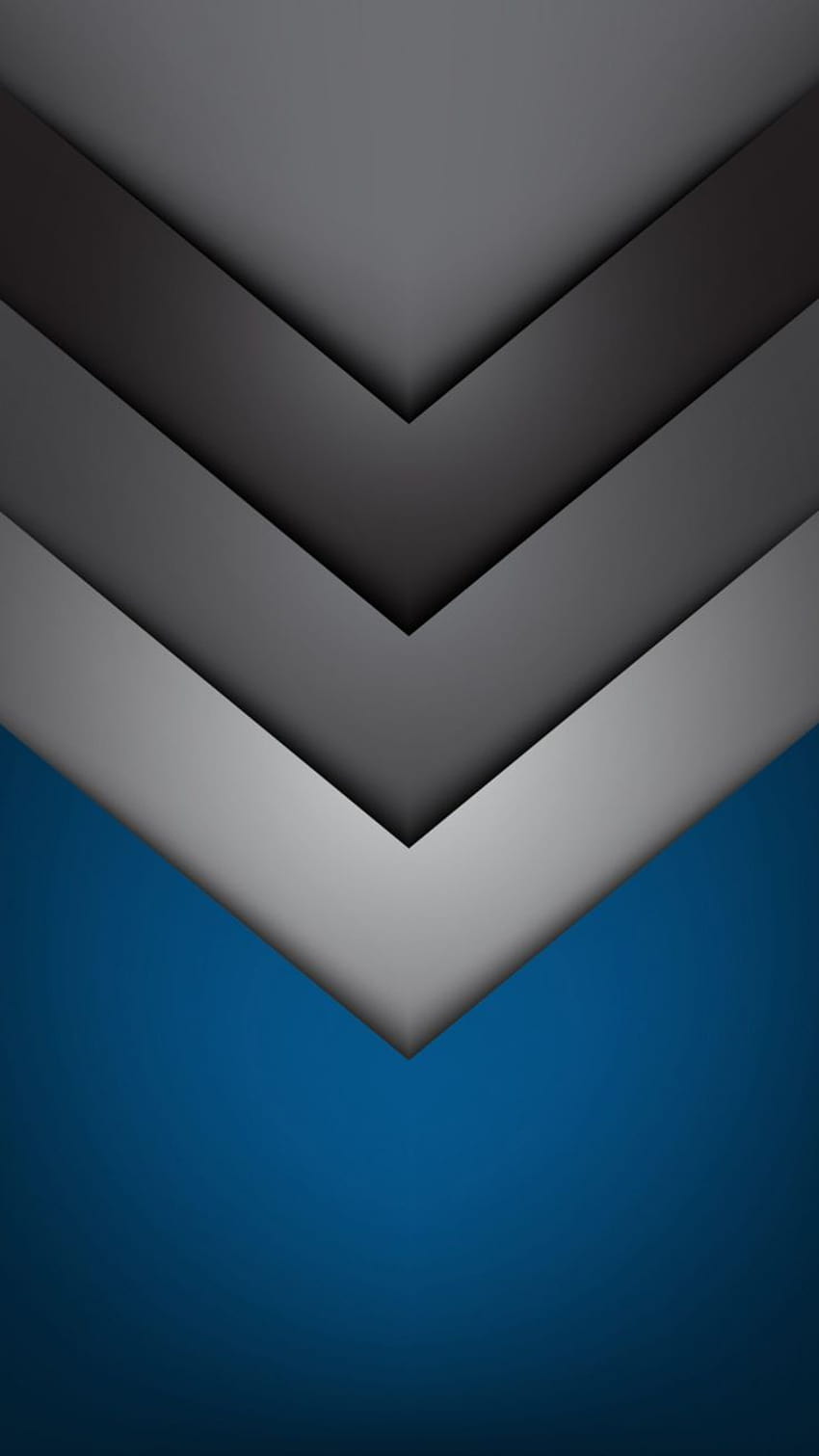 Biru Latar Belakang Hitam Desain Abstrak Geometri Telepon Ultra Geometrik Min…, ponsel biru dan abu-abu wallpaper ponsel HD