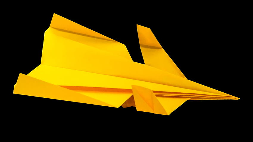 Watch Learn to Fold the 'Canard' Paper Airplane, insane origami HD wallpaper