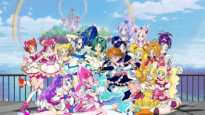 Desktop Wallpapers Fresh Precure! Anime female 3412x2318