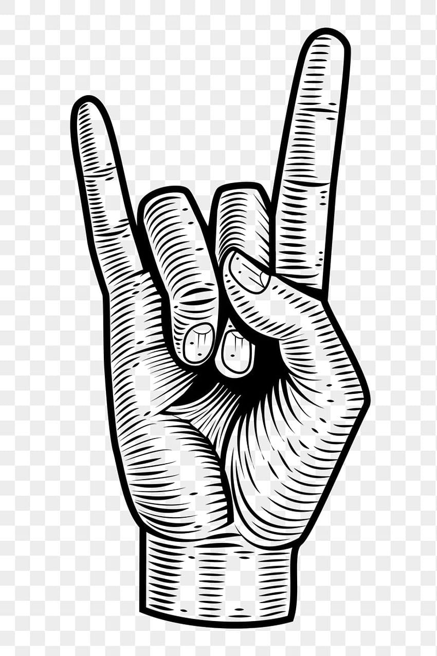rock and roll hand sign