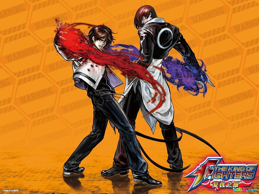 King of Fighters, Kyo Kusanagi, Iori Yagami HD wallpaper