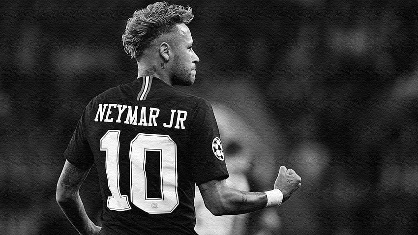 : DoDoking powraca, Neymar, Paris Saint Germain, instalacja artystyczna, piłkarze 1920x1080, twarz Neymara Tapeta HD