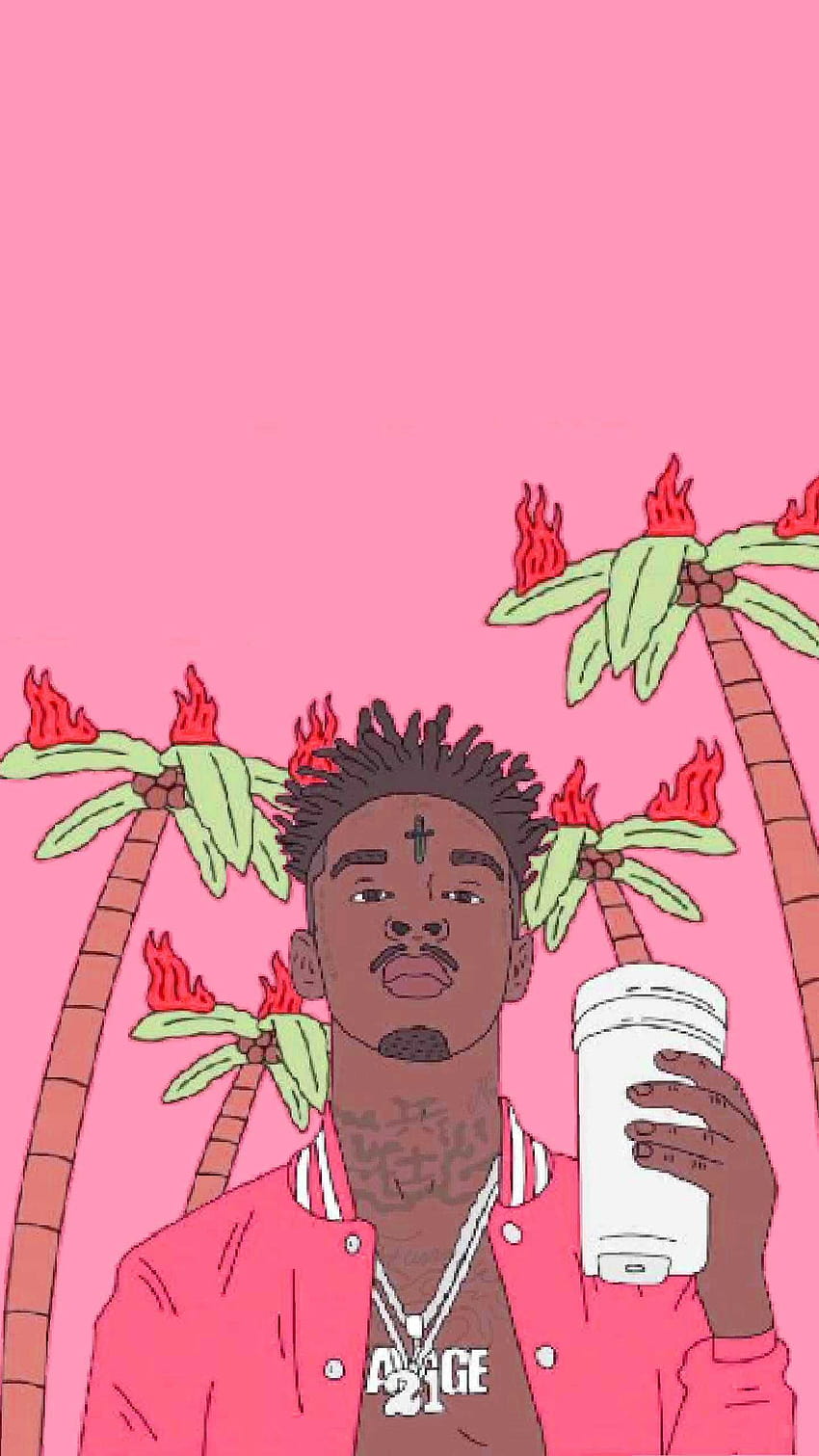 21 Savage Wallpaper  Savage wallpapers, Cute rappers, 21 savage rapper