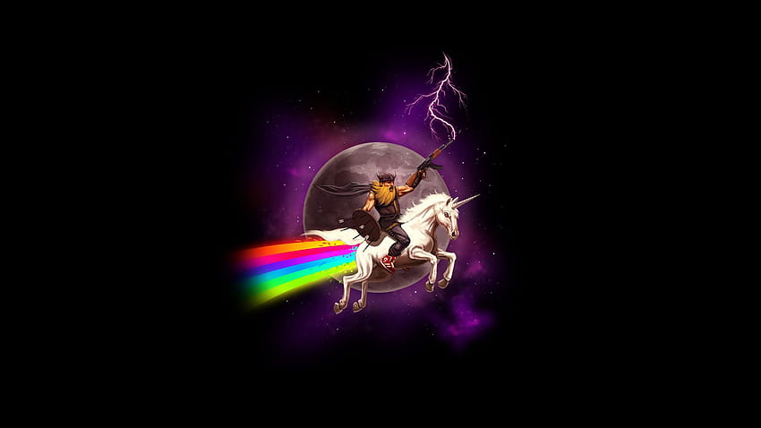 7 Funny Unicorn, space unicorn HD wallpaper