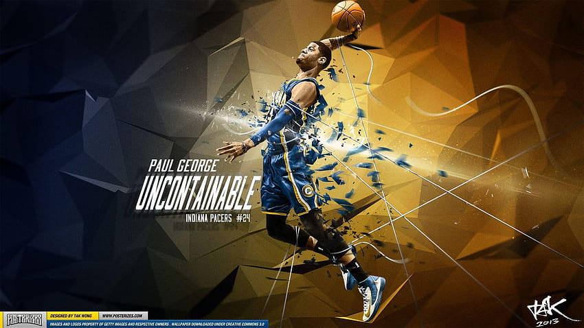 Paul George 'Uncontainable', indiana pacers HD wallpaper