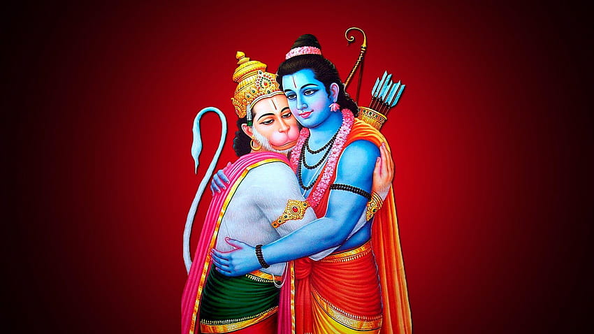 Shree Ram and Hanuman Hug, lord hanuman 3d HD wallpaper | Pxfuel