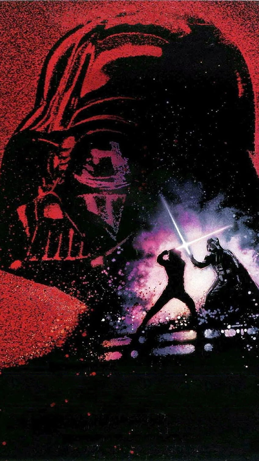 Luke Star Wars on Dog, Star Wars Rückkehr der Jedi Luke Skywalker gegen Darth Vader HD-Handy-Hintergrundbild