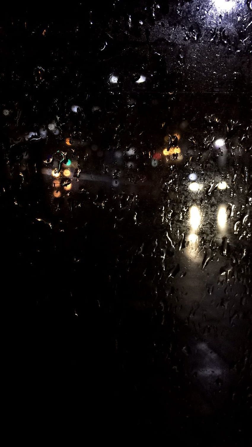 rainy night, aesthetic rain night HD phone wallpaper