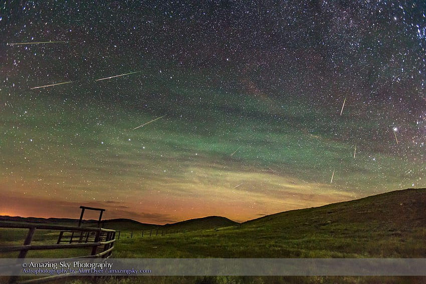 a dark sky preserve and home to, perseids HD wallpaper