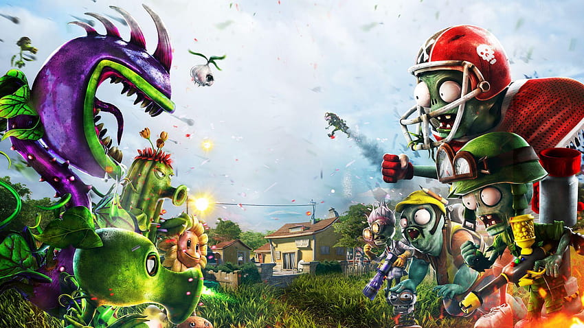 Plants vs. Zombies™ Garden Warfare DDX untuk PC, tanaman vs zombie perang taman Wallpaper HD
