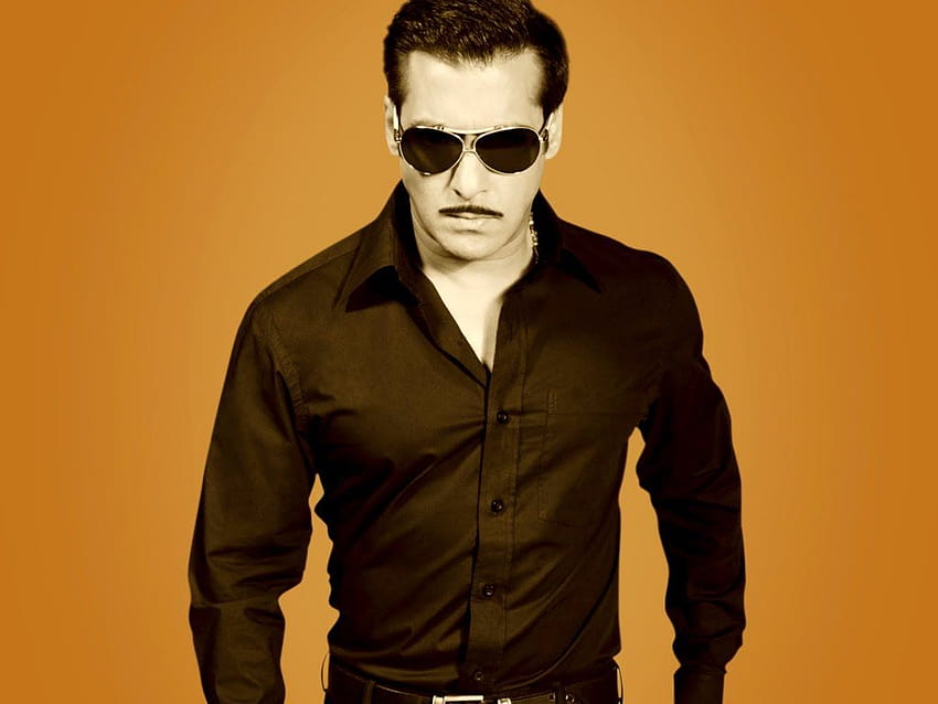 Salman Khan W Czarnej Koszuli Tapeta HD