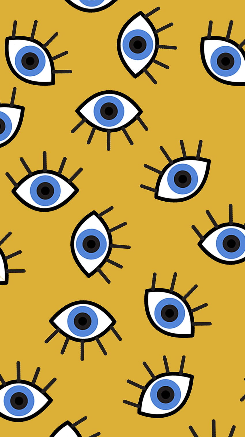 Mal Ojo Fabric Wallpaper and Home Decor  Spoonflower